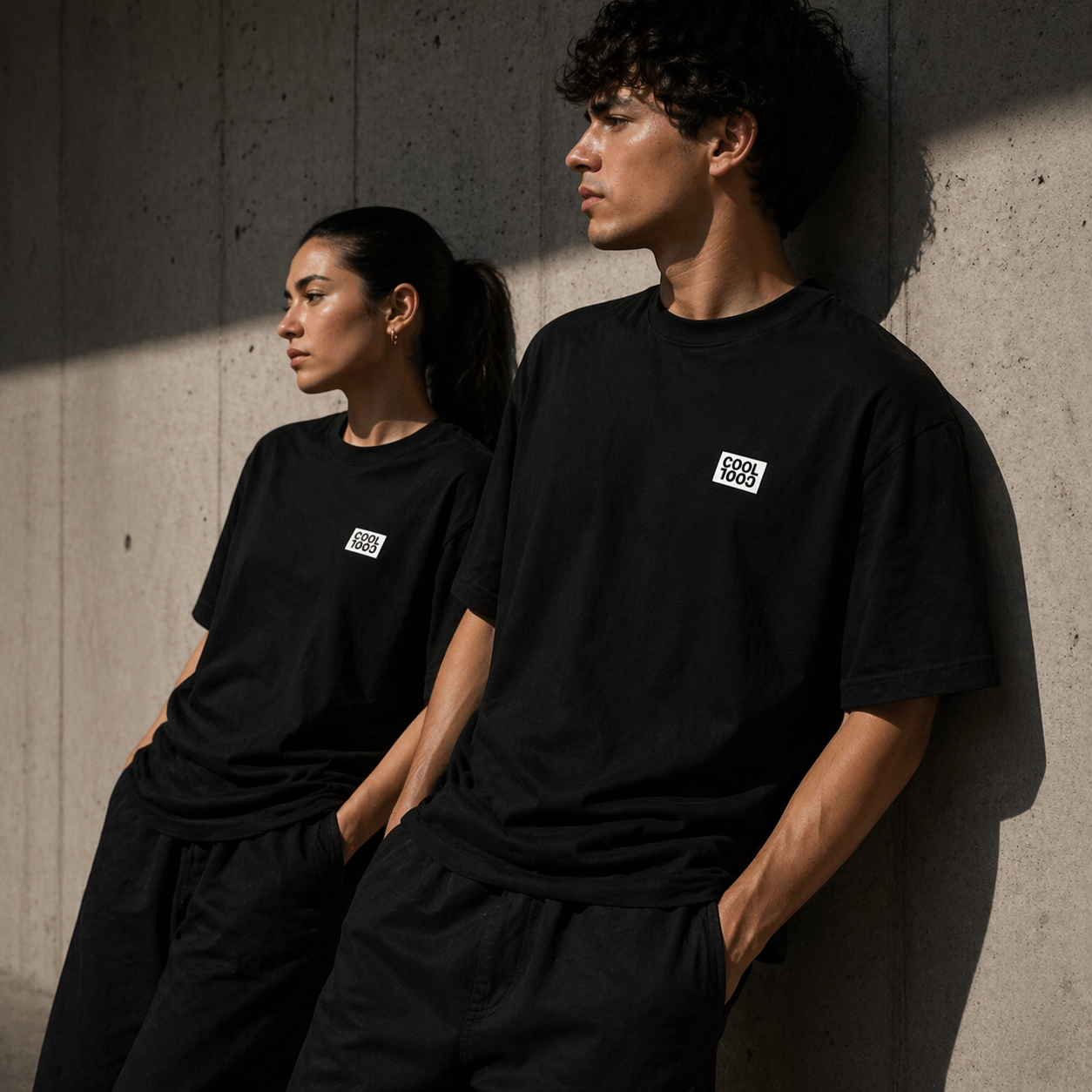 T-shirt noir COOLCOOL — NOT JUST COOL