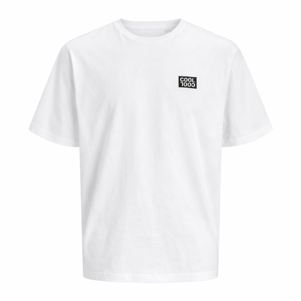 T-shirt blanc COOLCOOL — NOT JUST COOL